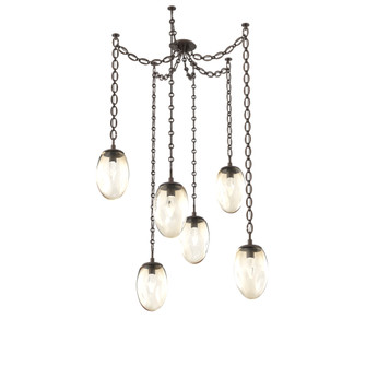 Meteo Round 6pc Swag Multi-Pendant Chain (LED) (1289|SNB0067-06-FB-GA-CH2-L1)