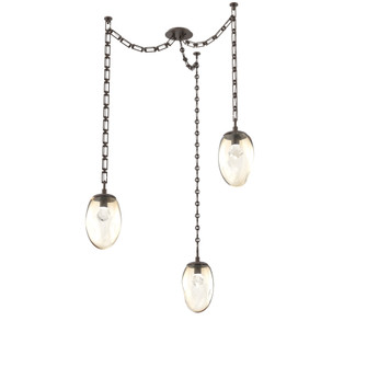 Meteo Round 3pc Swag Multi-Pendant Chain (LED) (1289|SNB0067-03-FB-ZA-CH3-L1)