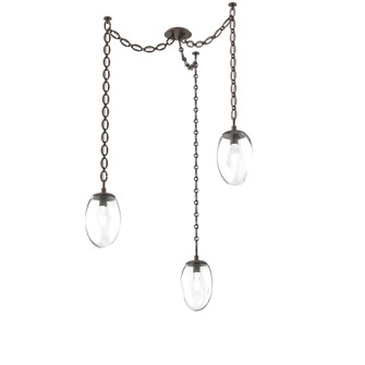 Meteo Round 3pc Swag Multi-Pendant Chain (LED) (1289|SNB0067-03-FB-GC-CH2-L3)