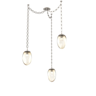Meteo Round 3pc Swag Multi-Pendant Chain (LED) (1289|SNB0067-03-BS-FA-CH2-L1)