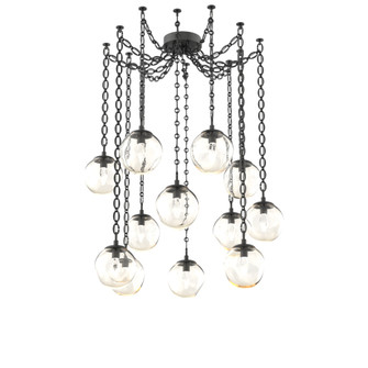 Aster Round 12pc Swag Multi-Pendant Chain (LED) (1289|SNB0066-12-MB-GA-CH2-L1)