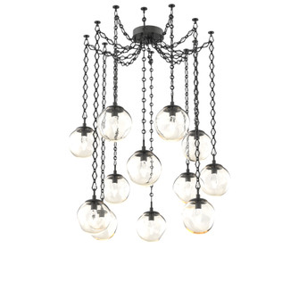 Aster Round 12pc Swag Multi-Pendant Chain (LED) (1289|SNB0066-12-MB-GA-CH1-L3)