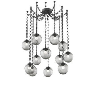 Aster Round 12pc Swag Multi-Pendant Chain (LED) (1289|SNB0066-12-MB-FS-CH2-L1)