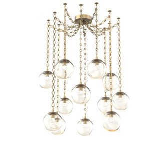 Aster Round 12pc Swag Multi-Pendant Chain (LED) (1289|SNB0066-12-GB-FA-CH1-L3)