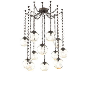 Aster Round 12pc Swag Multi-Pendant Chain (LED) (1289|SNB0066-12-FB-GA-CH1-L3)
