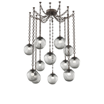 Aster Round 12pc Swag Multi-Pendant Chain (LED) (1289|SNB0066-12-FB-FS-CH2-L1)