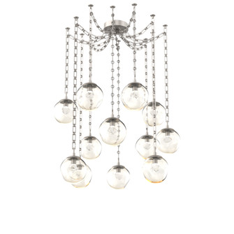 Aster Round 12pc Swag Multi-Pendant Chain (LED) (1289|SNB0066-12-BS-ZA-CH3-L3)