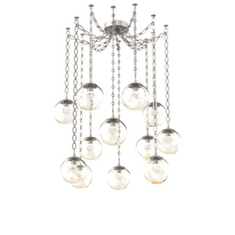 Aster Round 12pc Swag Multi-Pendant Chain (LED) (1289|SNB0066-12-BS-ZA-CH2-L1)