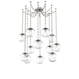 Aster Round 12pc Swag Multi-Pendant Chain (LED) (1289|SNB0066-12-BS-GC-CH1-L1)