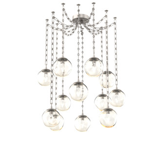 Aster Round 12pc Swag Multi-Pendant Chain (LED) (1289|SNB0066-12-BS-GA-CH3-L1)