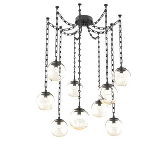 Aster Round 9pc Swag Multi-Pendant Chain (LED) (1289|SNB0066-09-MB-FA-CH3-L3)