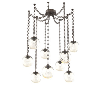 Aster Round 9pc Swag Multi-Pendant Chain (LED) (1289|SNB0066-09-FB-FA-CH2-L1)