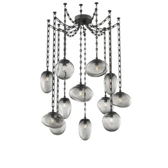 Cosmos Round 12pc Swag Multi-Pendant Chain (Bulb) (1289|SNB0065-12-MB-S-CH3-E2)