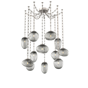 Cosmos Round 12pc Swag Multi-Pendant Chain (Bulb) (1289|SNB0065-12-BS-S-CH3-E2)