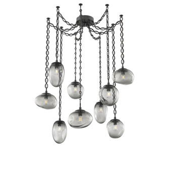 Cosmos Round 9pc Swag Multi-Pendant Chain (Bulb) (1289|SNB0065-09-MB-S-CH2-E2)