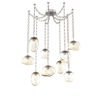 Cosmos Round 9pc Swag Multi-Pendant Chain (Bulb) (1289|SNB0065-09-BS-A-CH2-E2)