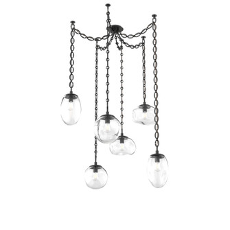 Cosmos Round 6pc Swag Multi-Pendant Chain (Bulb) (1289|SNB0065-06-MB-C-CH2-E2)