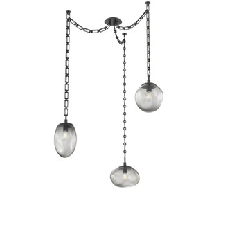Cosmos Round 3pc Swag Multi-Pendant Chain (Bulb) (1289|SNB0065-03-MB-S-CH3-E2)