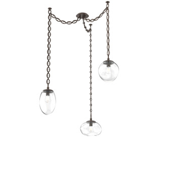 Cosmos Round 3pc Swag Multi-Pendant Chain (Bulb) (1289|SNB0065-03-FB-C-CH2-E2)