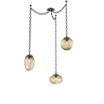 Cosmos Round 3pc Swag Multi-Pendant Chain (Bulb) (1289|SNB0065-03-FB-B-CH1-E2)