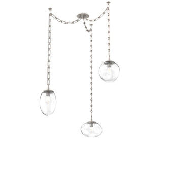Cosmos Round 3pc Swag Multi-Pendant Chain (Bulb) (1289|SNB0065-03-BS-C-CH3-E2)