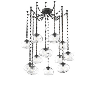Nova Round 12pc Swag Multi-Pendant Chain (Bulb) (1289|SNB0064-12-MB-C-CH3-E2)