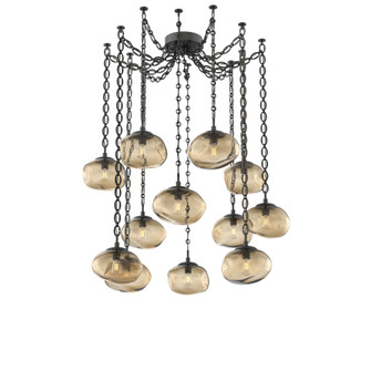 Nova Round 12pc Swag Multi-Pendant Chain (Bulb) (1289|SNB0064-12-MB-B-CH2-E2)