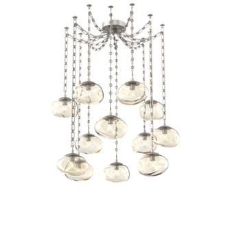 Nova Round 12pc Swag Multi-Pendant Chain (Bulb) (1289|SNB0064-12-BS-A-CH3-E2)