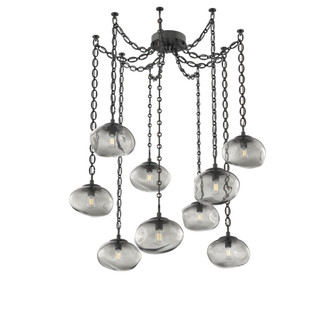 Nova Round 9pc Swag Multi-Pendant Chain (Bulb) (1289|SNB0064-09-MB-S-CH2-E2)