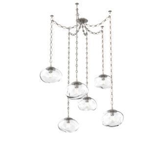Nova Round 6pc Swag Multi-Pendant Chain (Bulb) (1289|SNB0064-06-BS-C-CH1-E2)