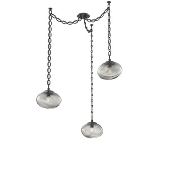 Nova Round 3pc Swag Multi-Pendant Chain (Bulb) (1289|SNB0064-03-MB-S-CH2-E2)