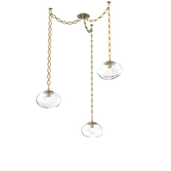 Nova Round 3pc Swag Multi-Pendant Chain (Bulb) (1289|SNB0064-03-GB-C-CH2-E2)