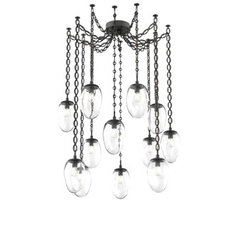 Meteo Round 12pc Swag Multi-Pendant Chain (Bulb) (1289|SNB0063-12-MB-C-CH2-E2)