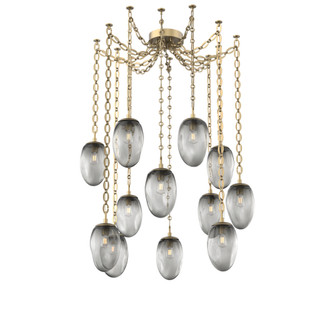 Meteo Round 12pc Swag Multi-Pendant Chain (Bulb) (1289|SNB0063-12-GB-S-CH2-E2)