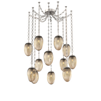 Meteo Round 12pc Swag Multi-Pendant Chain (Bulb) (1289|SNB0063-12-BS-B-CH2-E2)