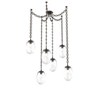 Meteo Round 6pc Swag Multi-Pendant Chain (Bulb) (1289|SNB0063-06-FB-C-CH2-E2)