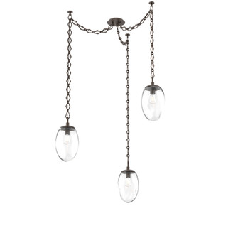 Meteo Round 3pc Swag Multi-Pendant Chain (Bulb) (1289|SNB0063-03-FB-C-CH1-E2)