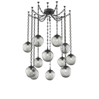 Aster Round 12pc Swag Multi-Pendant Chain (Bulb) (1289|SNB0062-12-MB-S-CH1-E2)