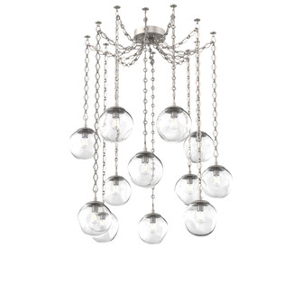 Aster Round 12pc Swag Multi-Pendant Chain (Bulb) (1289|SNB0062-12-BS-C-CH1-E2)
