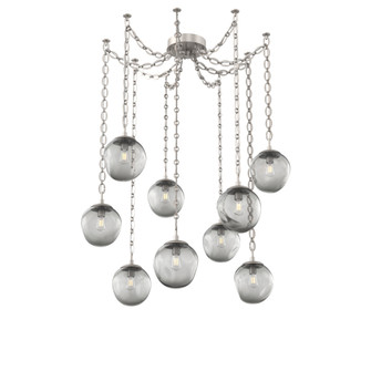 Aster Round 9pc Swag Multi-Pendant Chain (Bulb) (1289|SNB0062-09-BS-S-CH2-E2)