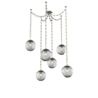 Aster Round 6pc Swag Multi-Pendant Chain (Bulb) (1289|SNB0062-06-BS-S-CH2-E2)