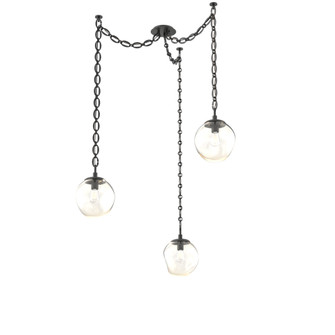 Aster Round 3pc Swag Multi-Pendant Chain (Bulb) (1289|SNB0062-03-MB-A-CH2-E2)