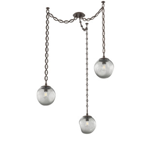 Aster Round 3pc Swag Multi-Pendant Chain (Bulb) (1289|SNB0062-03-FB-S-CH2-E2)