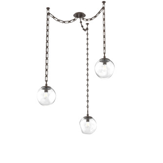 Aster Round 3pc Swag Multi-Pendant Chain (Bulb) (1289|SNB0062-03-FB-C-CH3-E2)