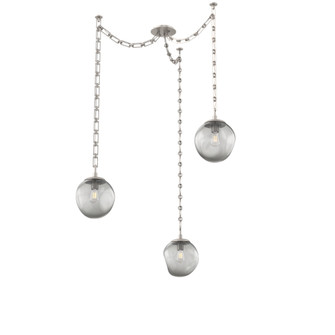 Aster Round 3pc Swag Multi-Pendant Chain (Bulb) (1289|SNB0062-03-BS-S-CH3-E2)
