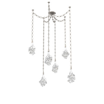 Blossom Round 6pc Swag Multi-Pendant Chain (1289|SNB0059-06-BS-BC-CH1-L3)