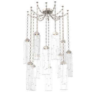 Ledgestone Round Chain 12pc Swag Multi-Pendant (1289|SNB0056-12-BS-LC-CH1-L1)