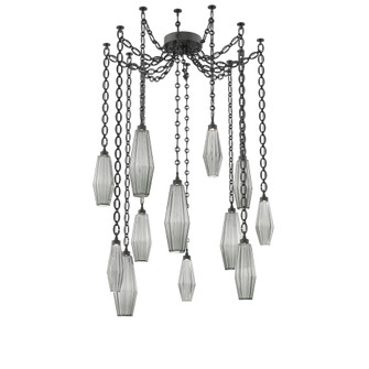 Aalto Multi Light Pendant Multi Port Canopy Matte Black (1289|SNB0049-12-MB-RS-CH2-L3)