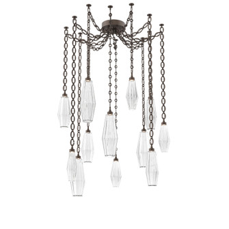 Aalto Multi Light Pendant Multi Port Canopy Flat Bronze (1289|SNB0049-12-FB-RC-CH2-L1)