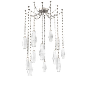 Aalto Multi Light Pendant Multi Port Canopy Beige Silver (1289|SNB0049-12-BS-RC-CH3-L3)
